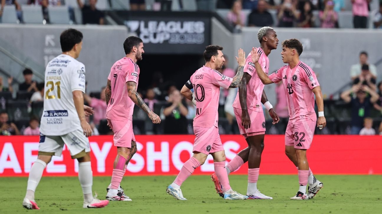 Lionel Messi goals help Inter Miami start Leagues Cup in rout