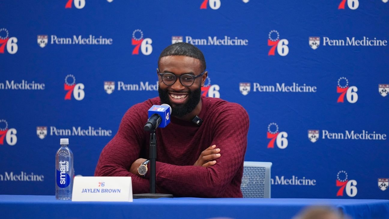 Jaylen Brown says trade to Sixers has been ‘crazy transition’