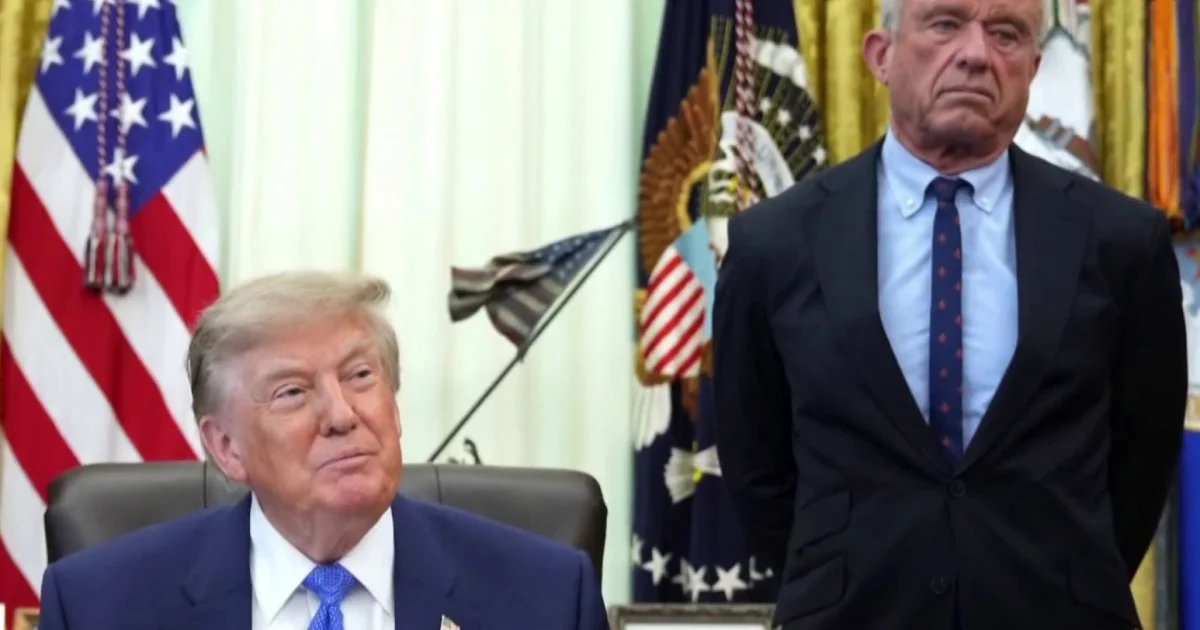 Trump signs order to change child vaccine recommendations