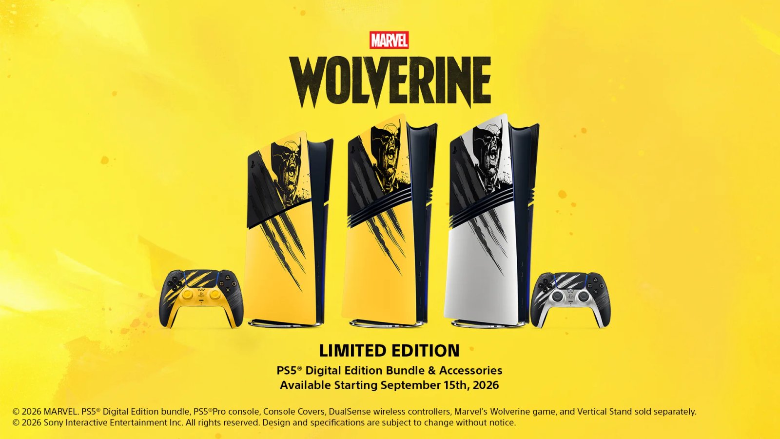 (For Southeast Asia) First look at Marvel’s Wolverine Limited Edition PS5 Console bundle and accessories  – PlayStation.Blog