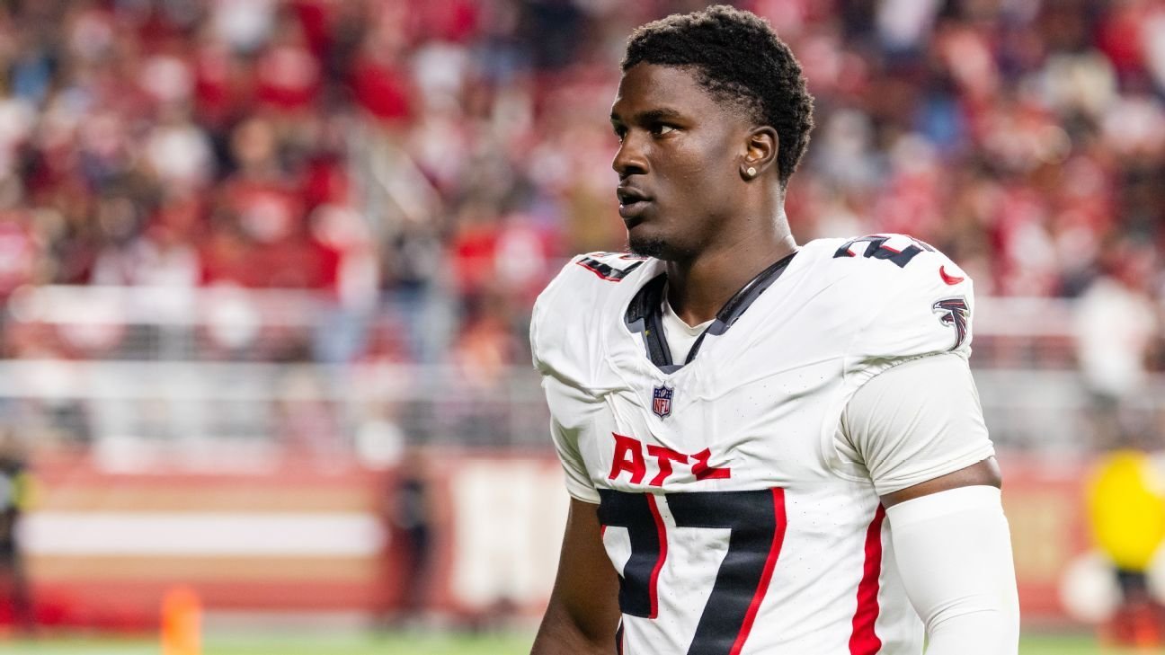 Falcons edge rusher James Pearce suspended 8 games by NFL