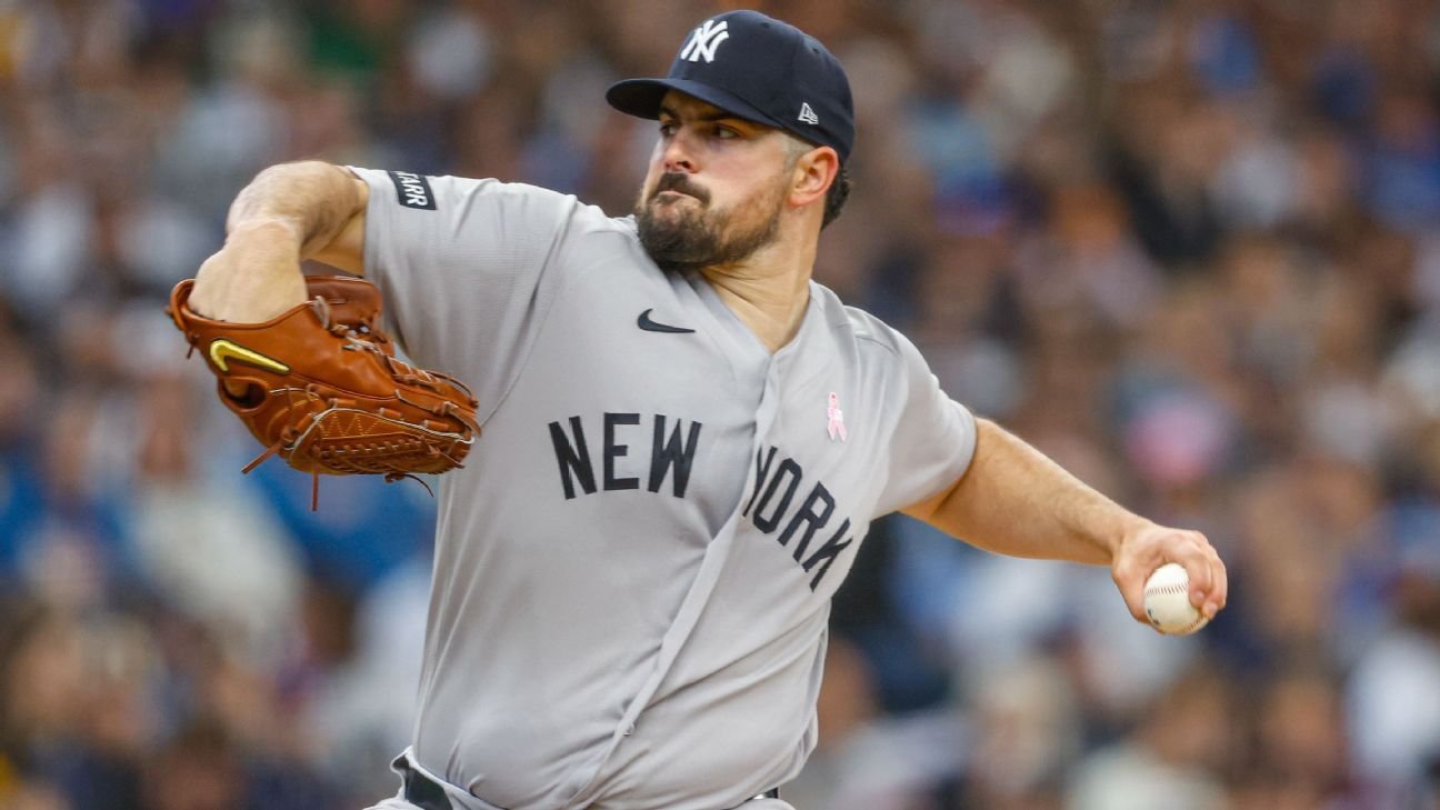 Yankees activate Rodon for Orioles game Tuesday in about-face