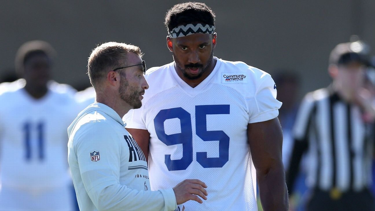 Rams not looking to rush WR Puka Nacua, DE Myles Garrett back to practice