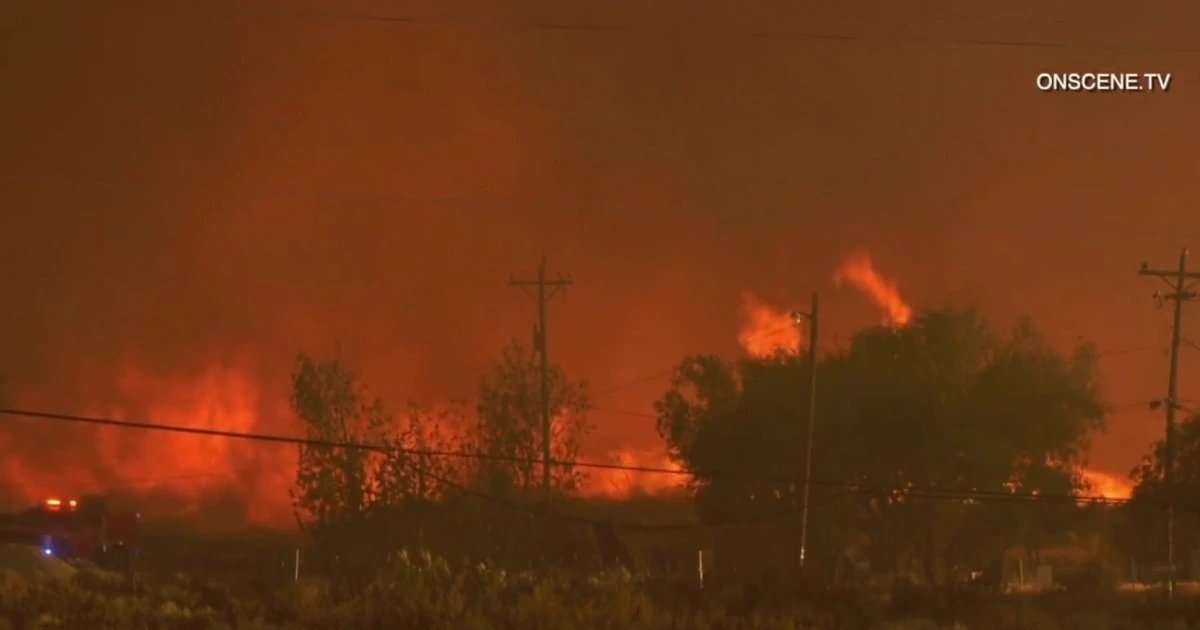 Out-of-control wildfire forces evacuations