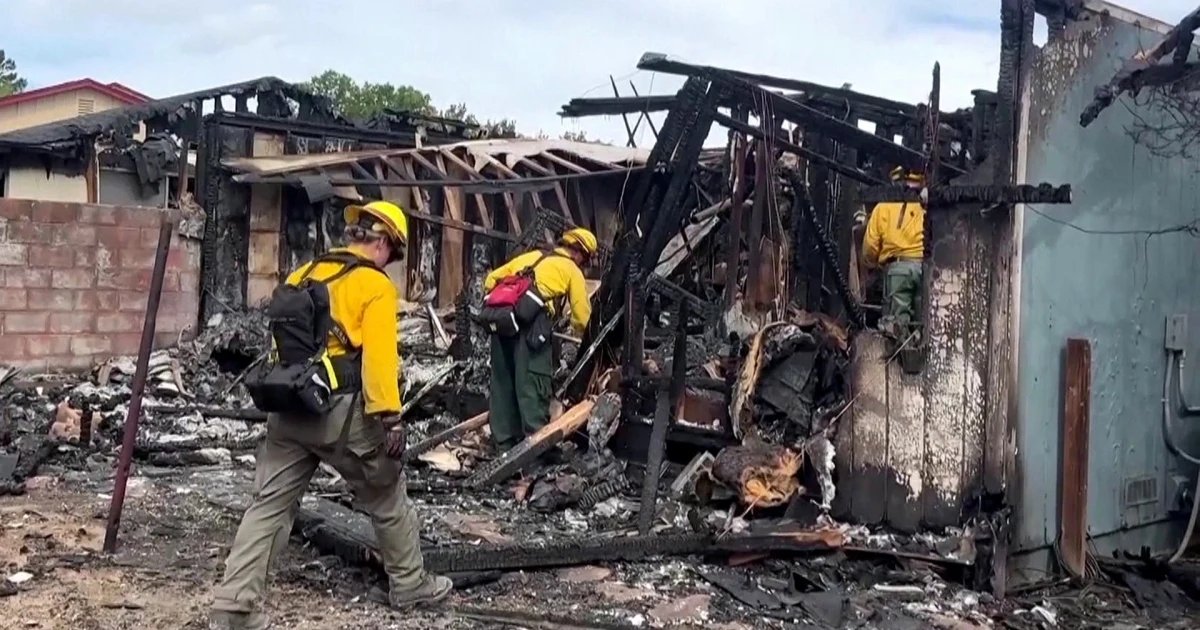 First Images Emerge of Damage Left by Massive Nevada Wildfire