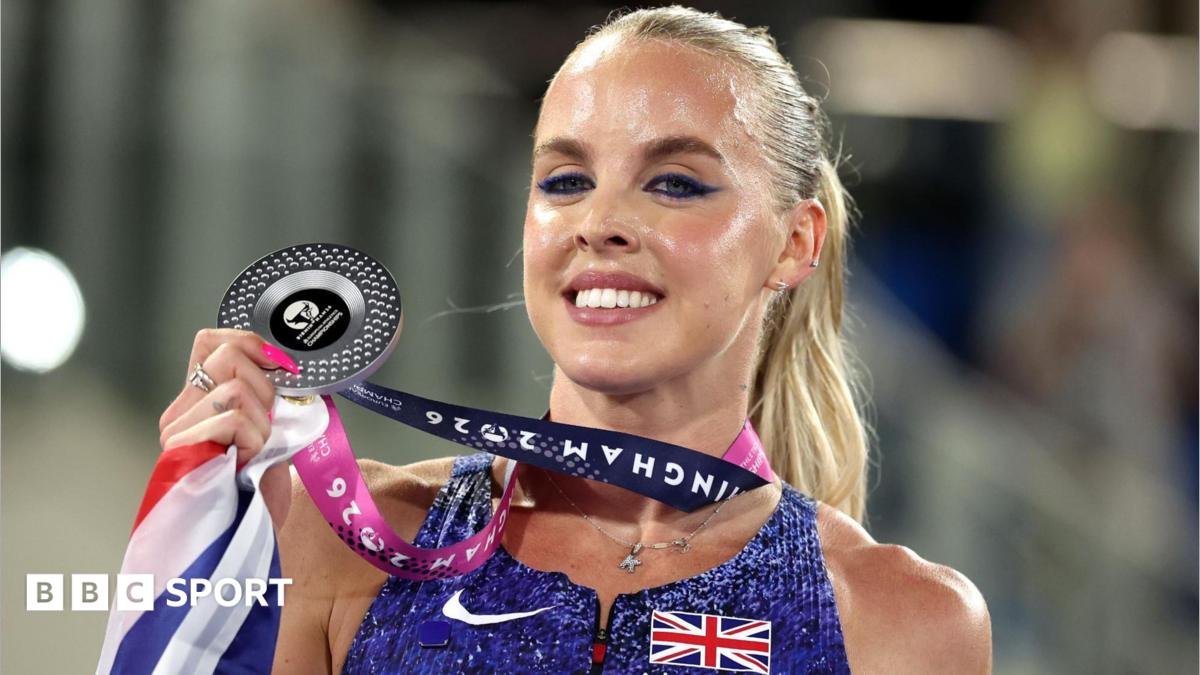 European Athletics Championships 2026: Keely Hodgkinson takes 800m silver behind Swiss rival Audrey Werro