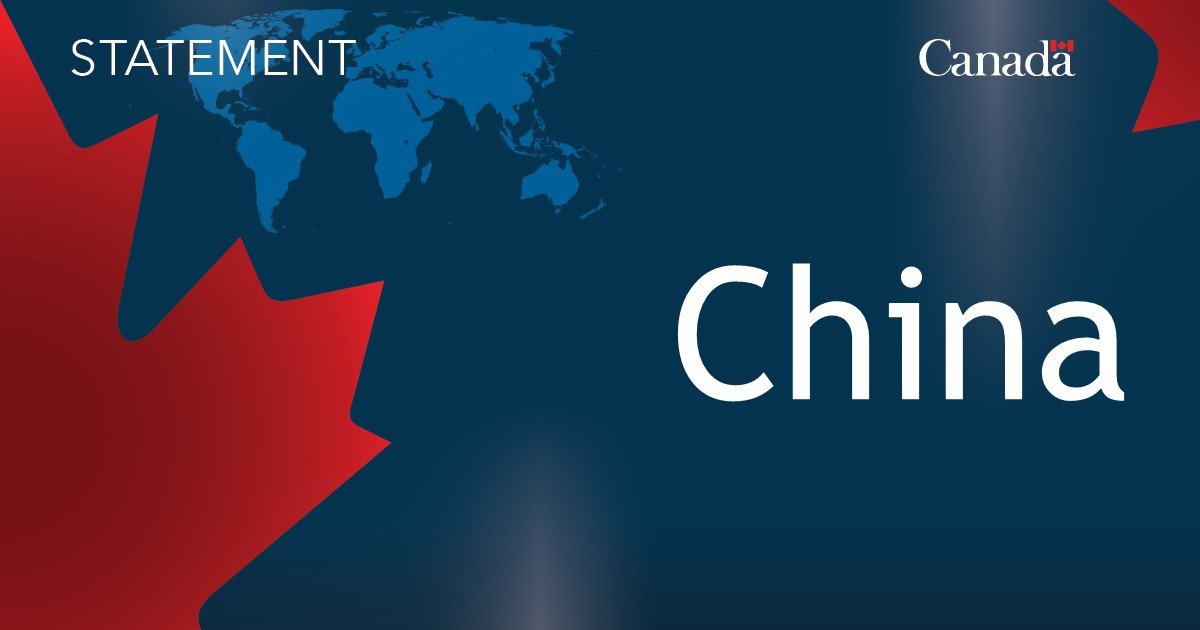 Statement on the imposition of arbitrary sanctions against Canadian individuals and entities by China