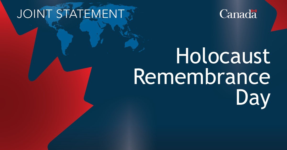 Statement by Minister Joly and Minister Khera on International Holocaust Remembrance Day