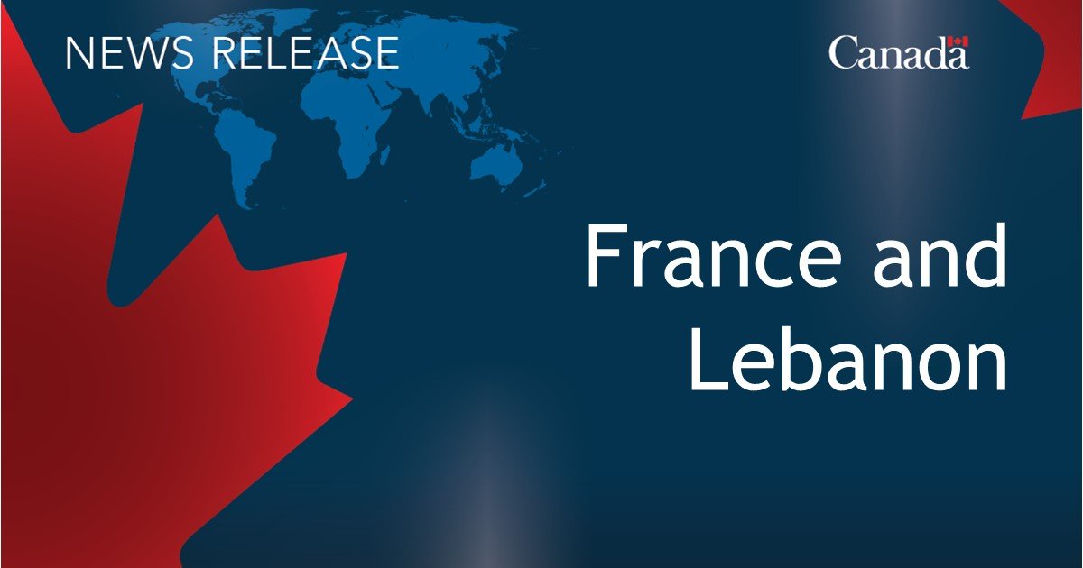 Parliamentary Secretary Oliphant to travel to France and Lebanon to discuss situation in Middle East