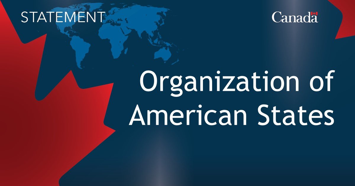 Statement by Minister Joly on election of new secretary general of Organization of American States