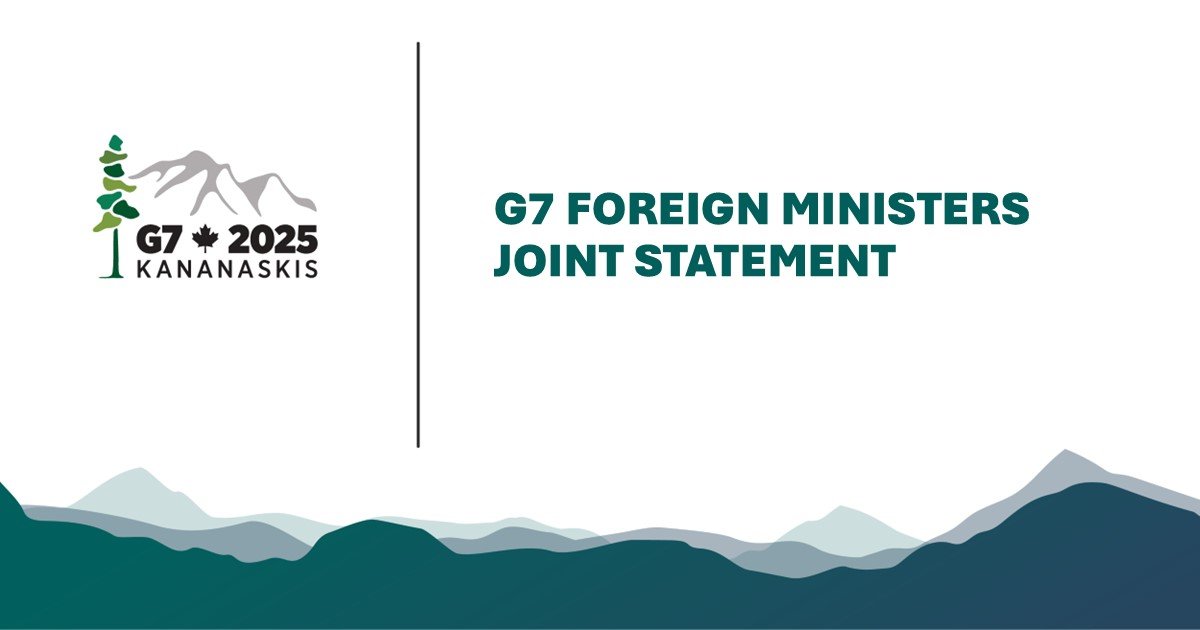 G7 Foreign Ministers’ statement marking two years since the beginning of the devastating war in Sudan