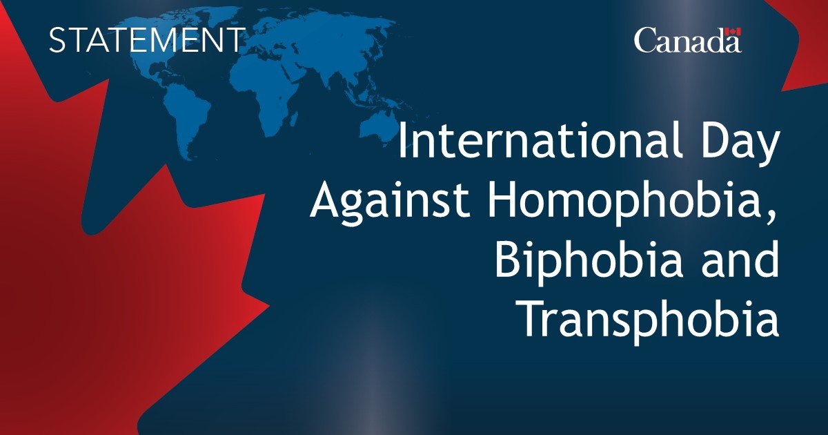 Statement on International Day Against Homophobia, Biphobia and Transphobia