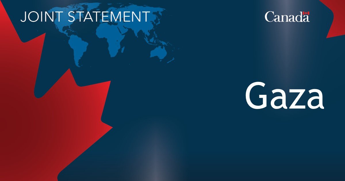 Joint donor statement on humanitarian aid to Gaza