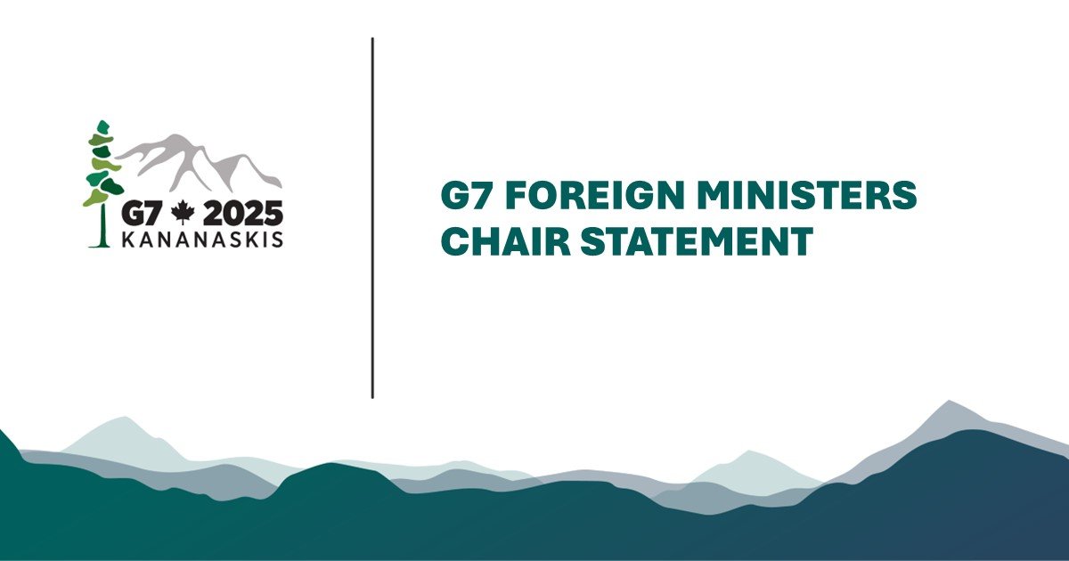 A Statement by the Honourable Anita Anand, Minister of Foreign Affairs of Canada, in her Capacity as Chair – G7 Foreign Ministers’ Virtual Meeting on the Independence Day of Ukraine