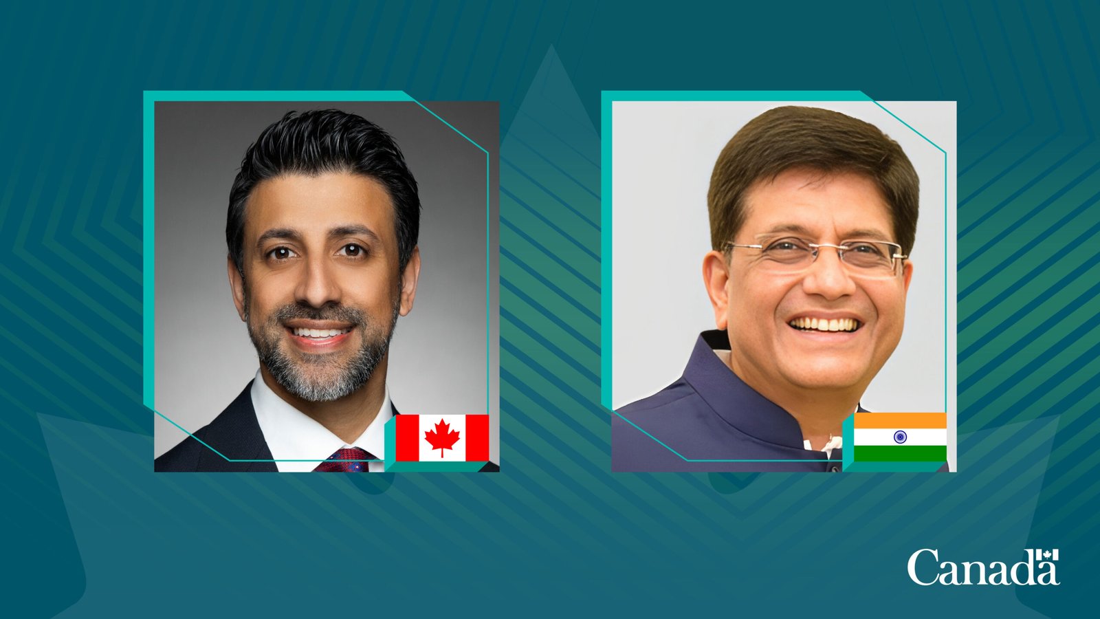 Minister Sidhu speaks with India’s Minister of Commerce and Industry