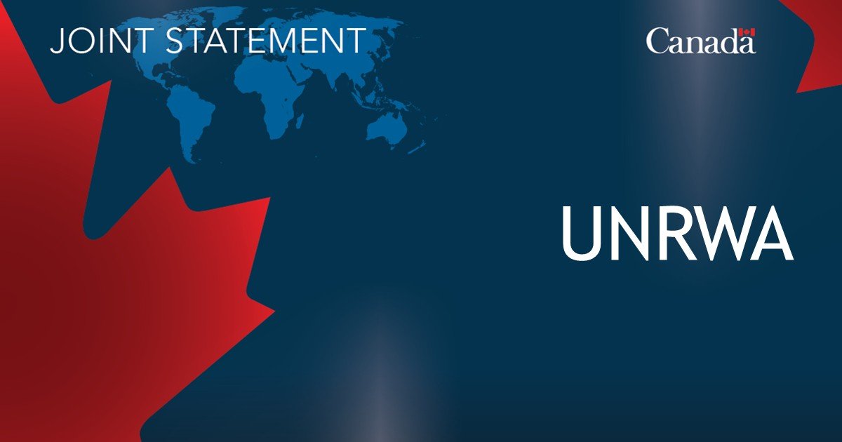 Joint statement – United Nations Relief and Works Agency for Palestine Refugees in the Near East (UNRWA)