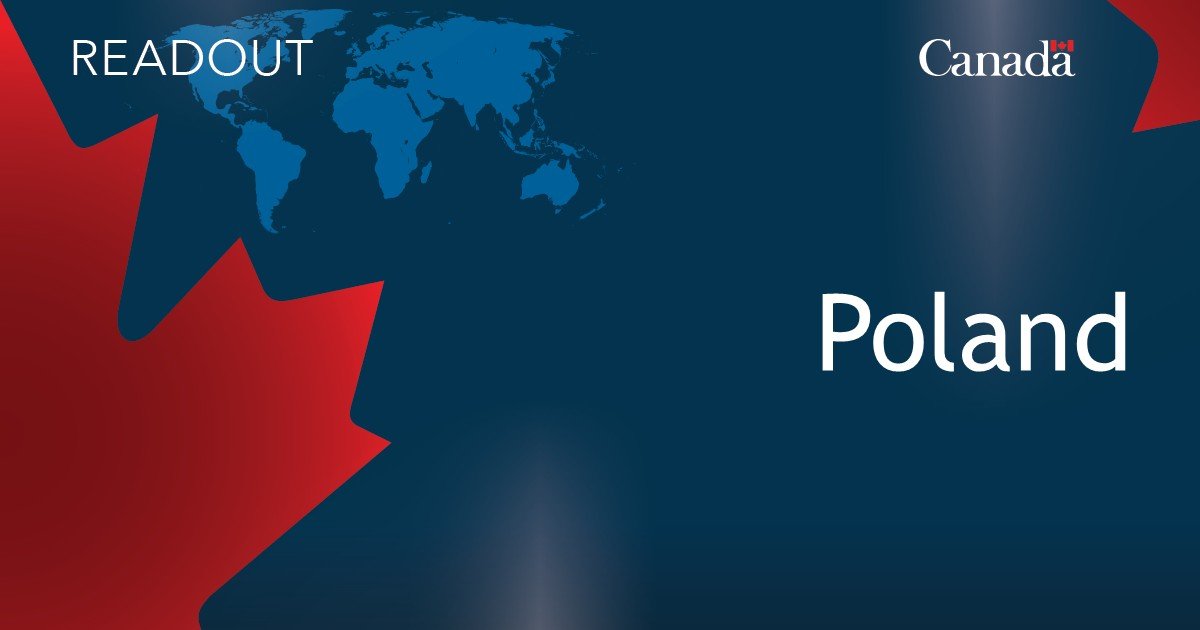 Canada welcomes Poland’s accession to G7 Rapid Response Mechanism 