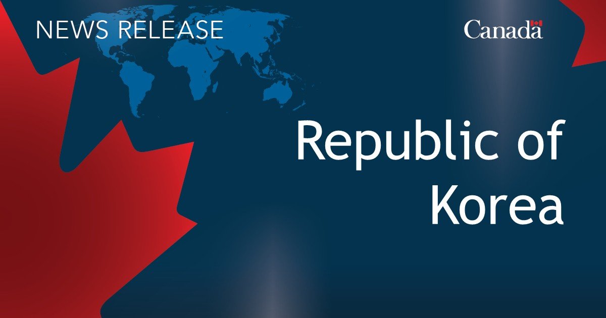 Minister Anand and Minister McGuinty welcomed Republic of Korea counterparts to Ottawa