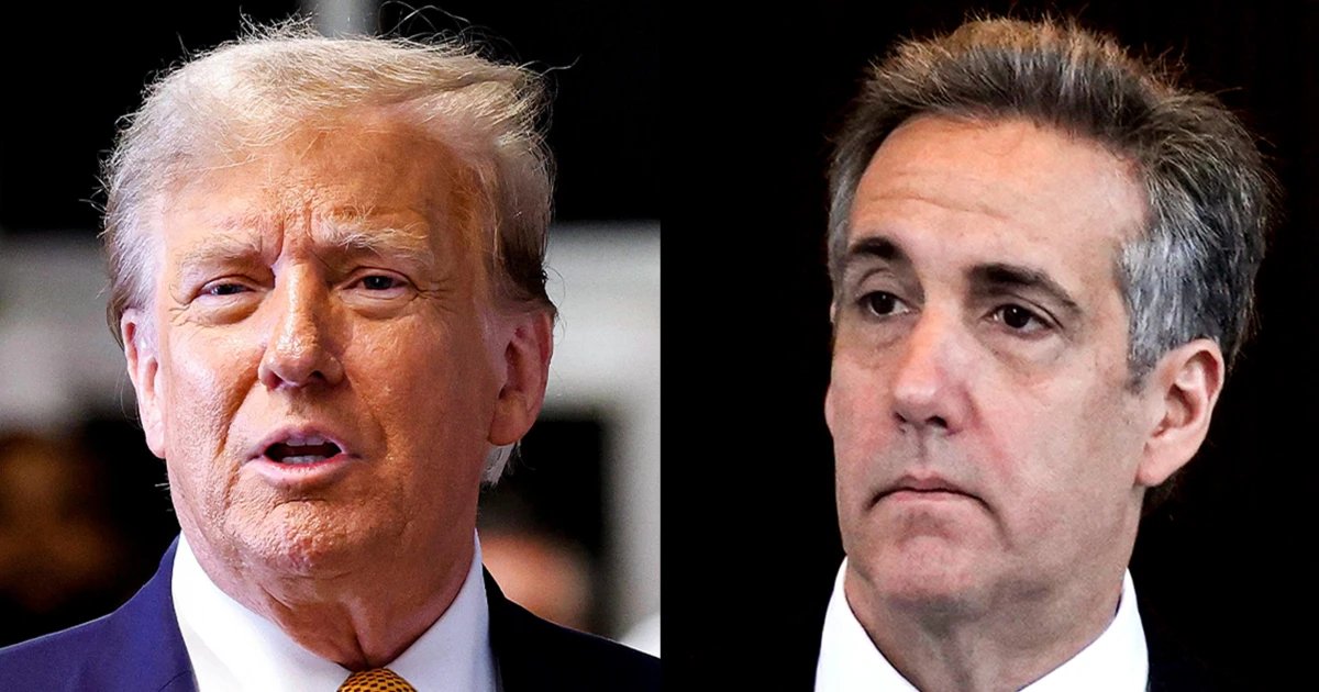 Donald Trump and Michael Cohen bury the hatchet