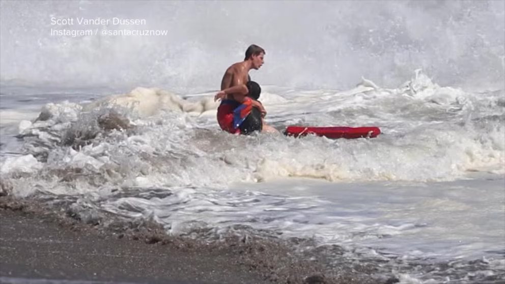 WATCH:  America Strong: Lifeguard heroically who rescues boy speaks out for the first time  