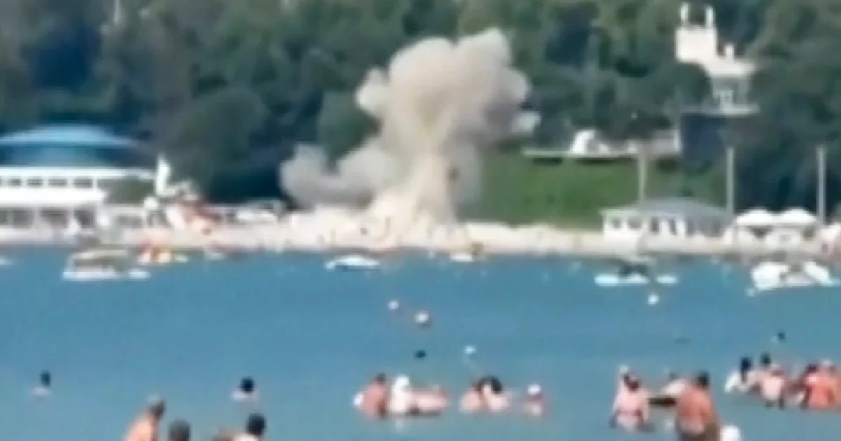 Russia and Ukraine trade blame over drone crash that killed 7 beachgoers