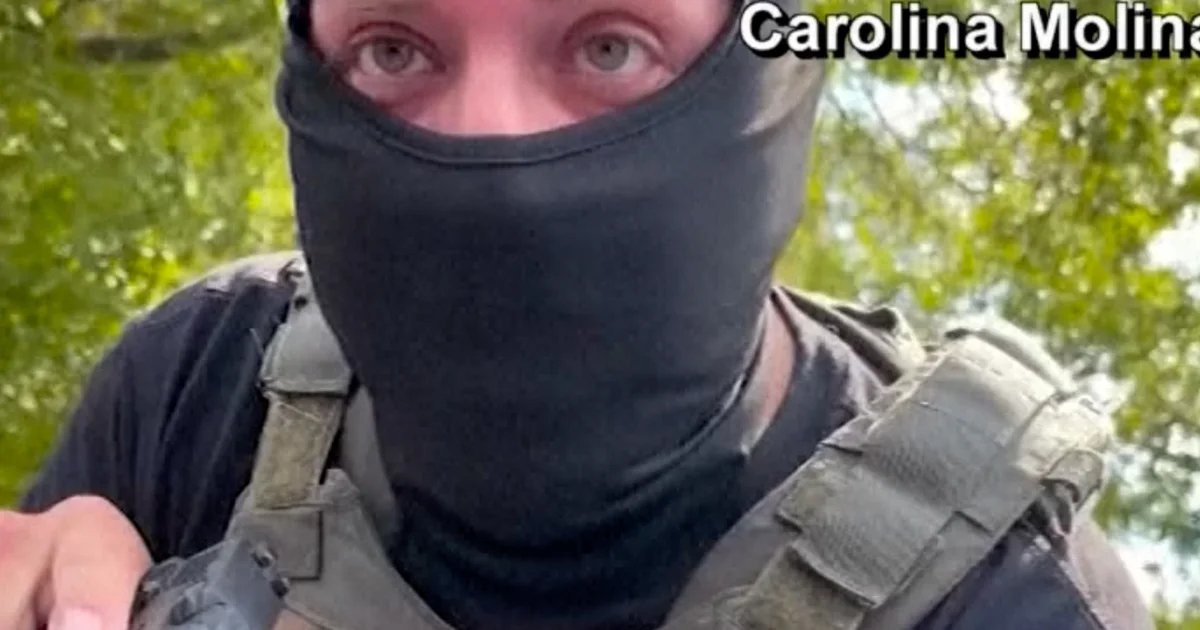 Video shows ICE agent pull gun on Virginia woman who yelled at agents in parking lot