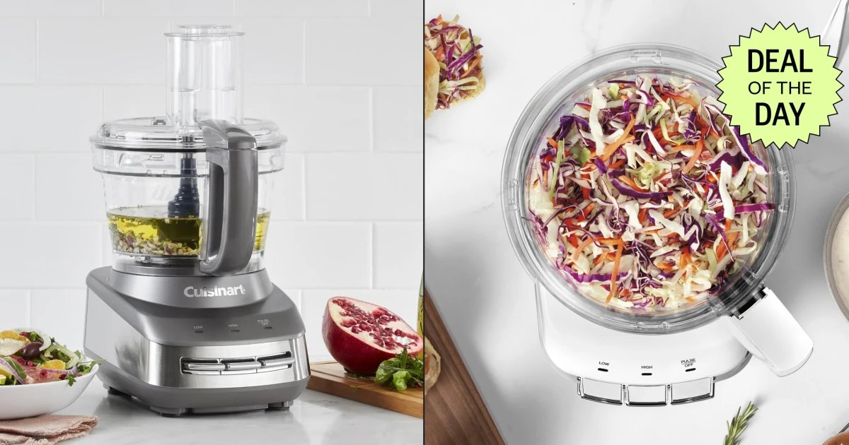 Cuisinart’s 10-Cup Food Processor is 50% Off: Deal of the Day