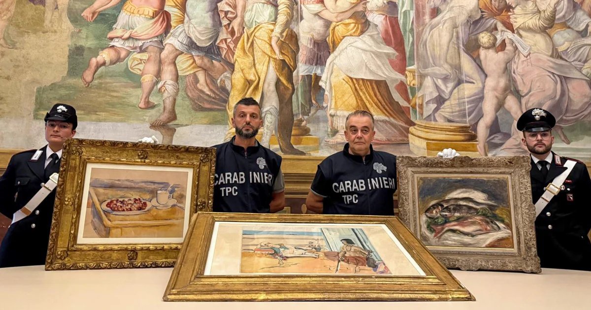 Italian police recover stolen Renoir, Cézanne and Matisse artworks worth millions