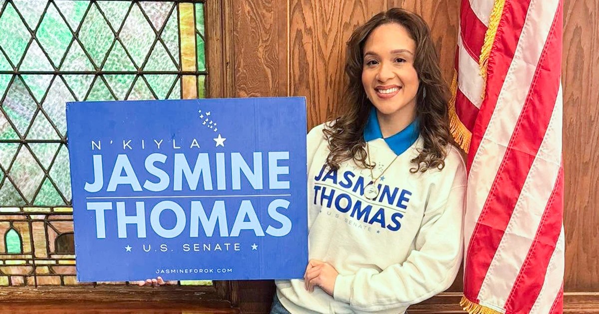 Democratic socialist N’Kiyla Jasmine Thomas wins Oklahoma Senate Democratic primary