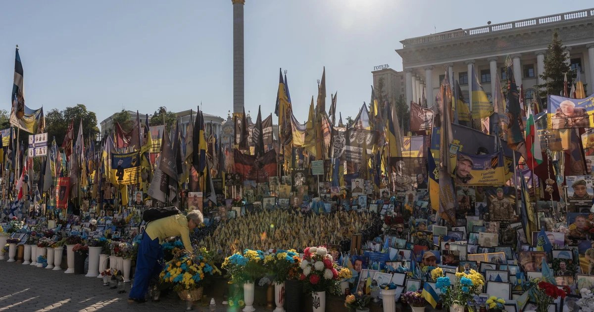 As Ukraine’s allies gather for big anniversary, one key backer is absent