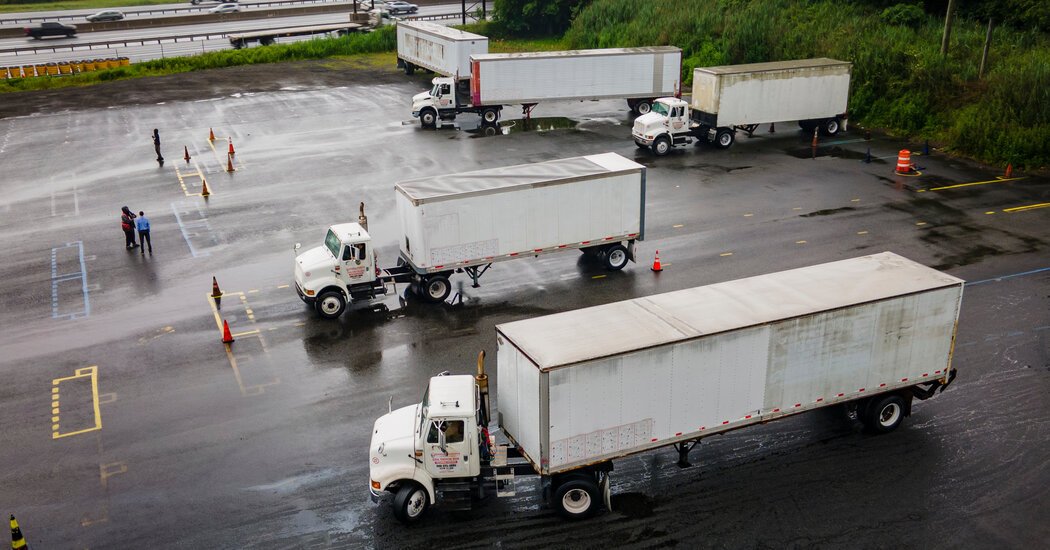 110 Trucking Schools Closed for English-Language Lapses