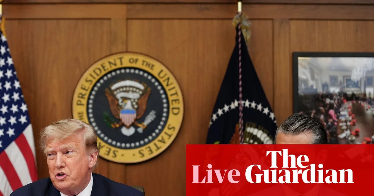 Trump says he is ‘extremely happy’ with Hegseth’s performance, despite reports of clashes over munition shortages – live | Trump administration