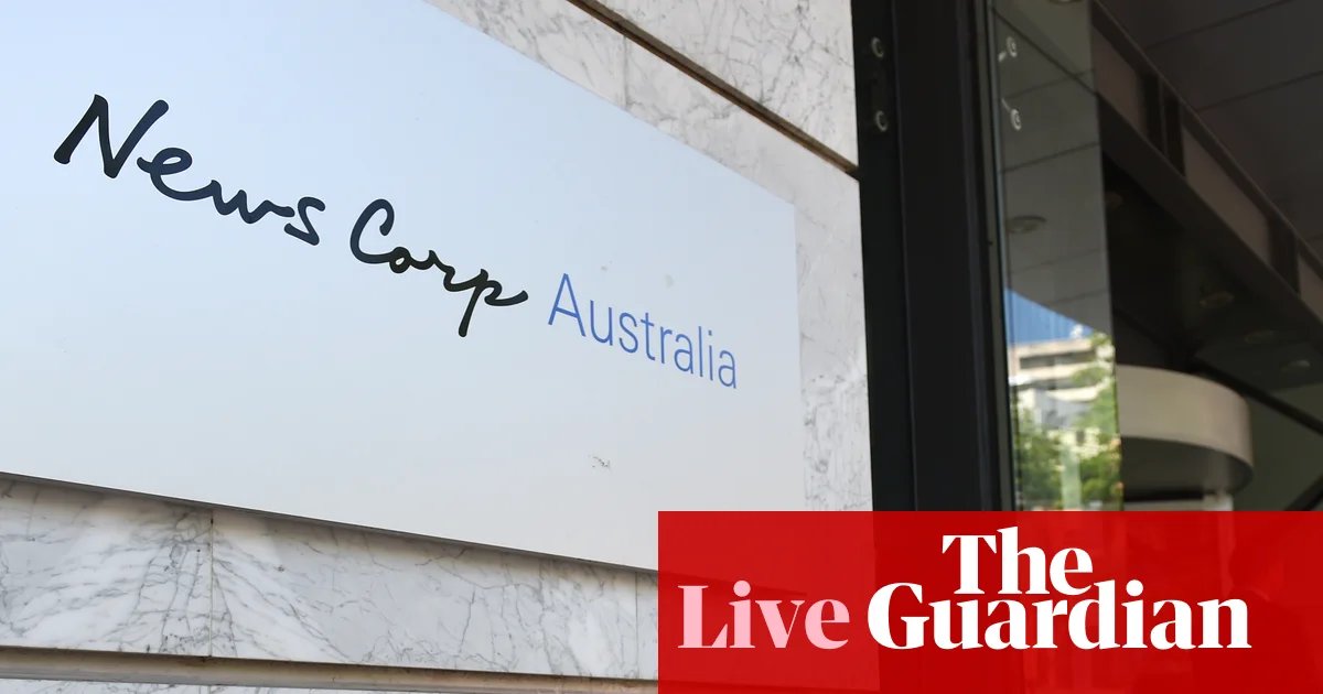 News live: News Corp loses subscribers in Australia as company lashes out at AI ‘crass kleptomaniacs’ and ‘slimy sea of slop’ | Australia news