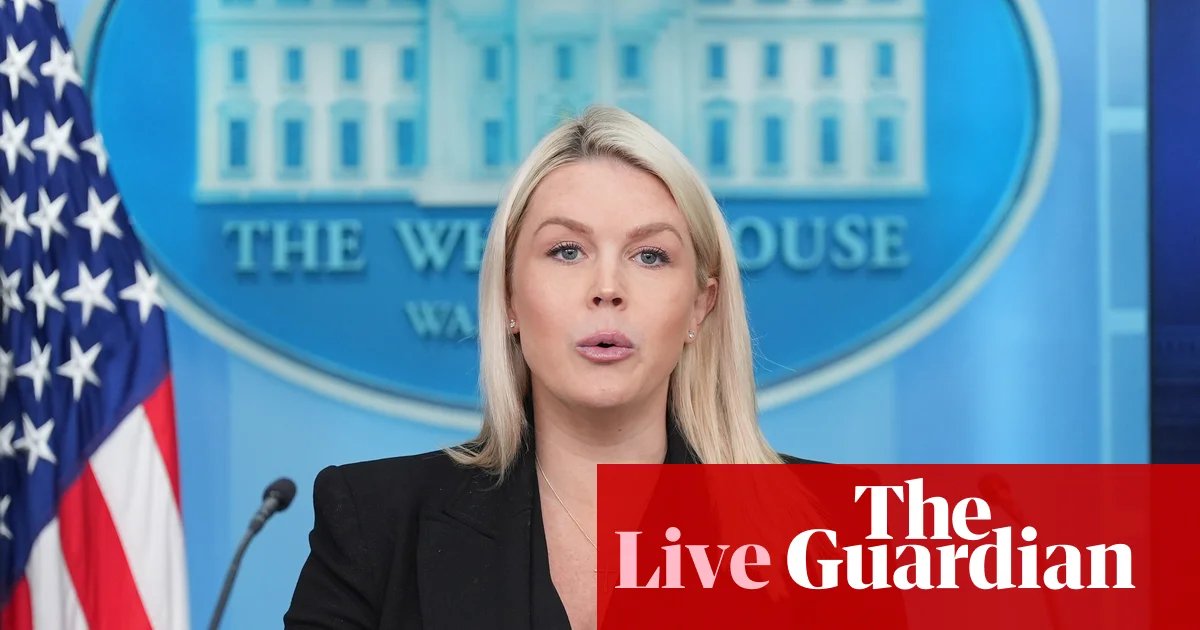 Questions over Karoline Leavitt’s replacement as she steps down as White House press secretary – US politics live | Trump administration