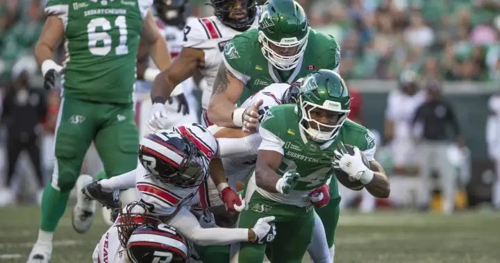 Roughriders roll past winless Redblacks 42-20