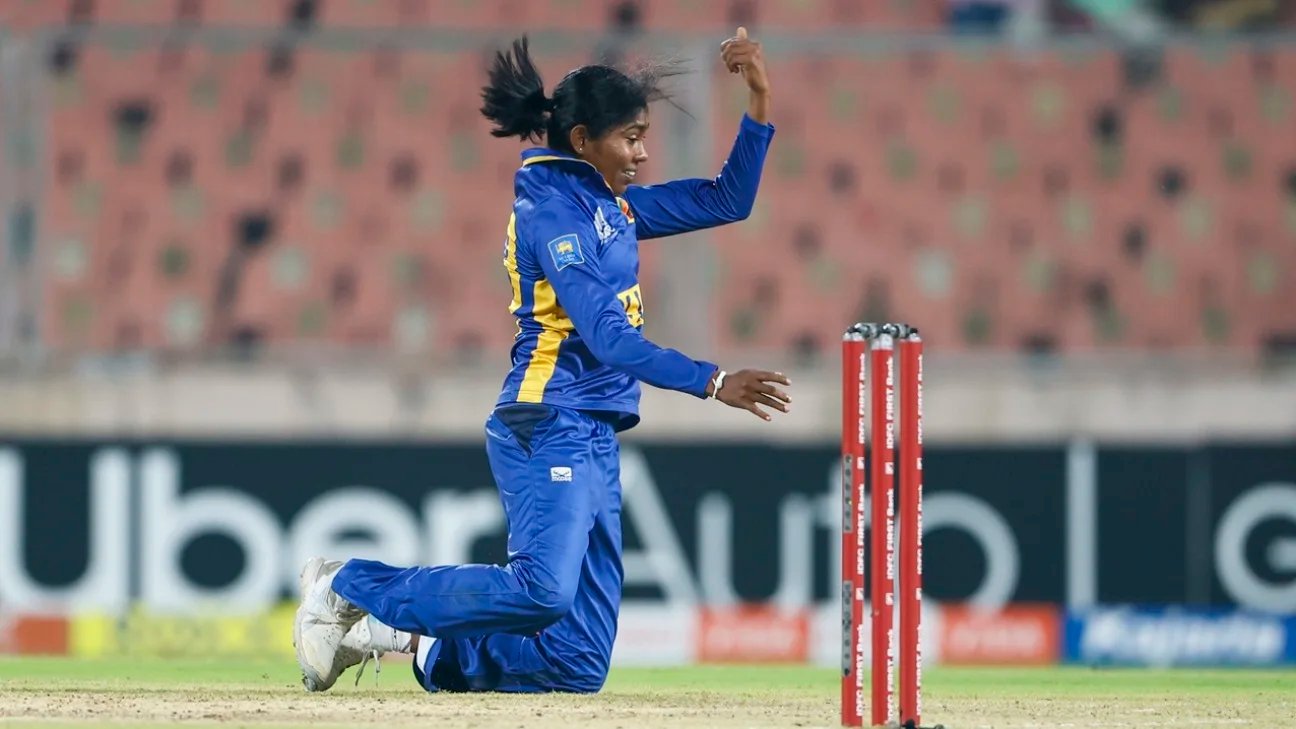 Sri Lanka replace injured Dewmi Vihanga with Nimasha Meepage for Women’s T20 Asia Cup