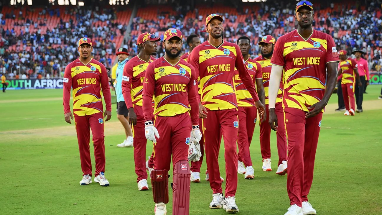 West Indies left to play the ODI World Cup Qualifier in 2027