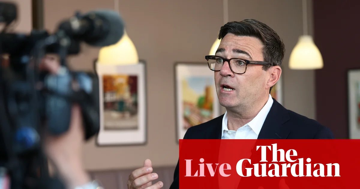 Andy Burnham says he would preferably not want a ‘single prisoner’ released early – UK politics live | Politics