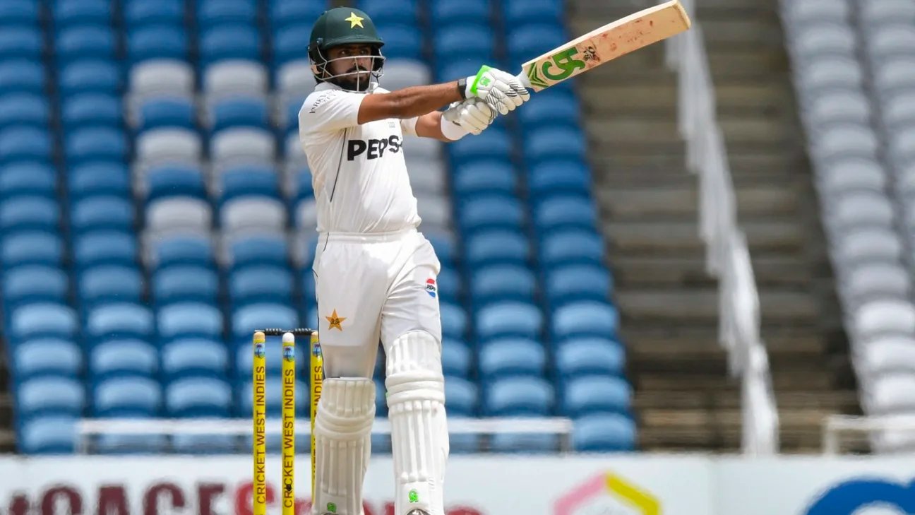 Babar to miss remainder of practice match after blow to right hand