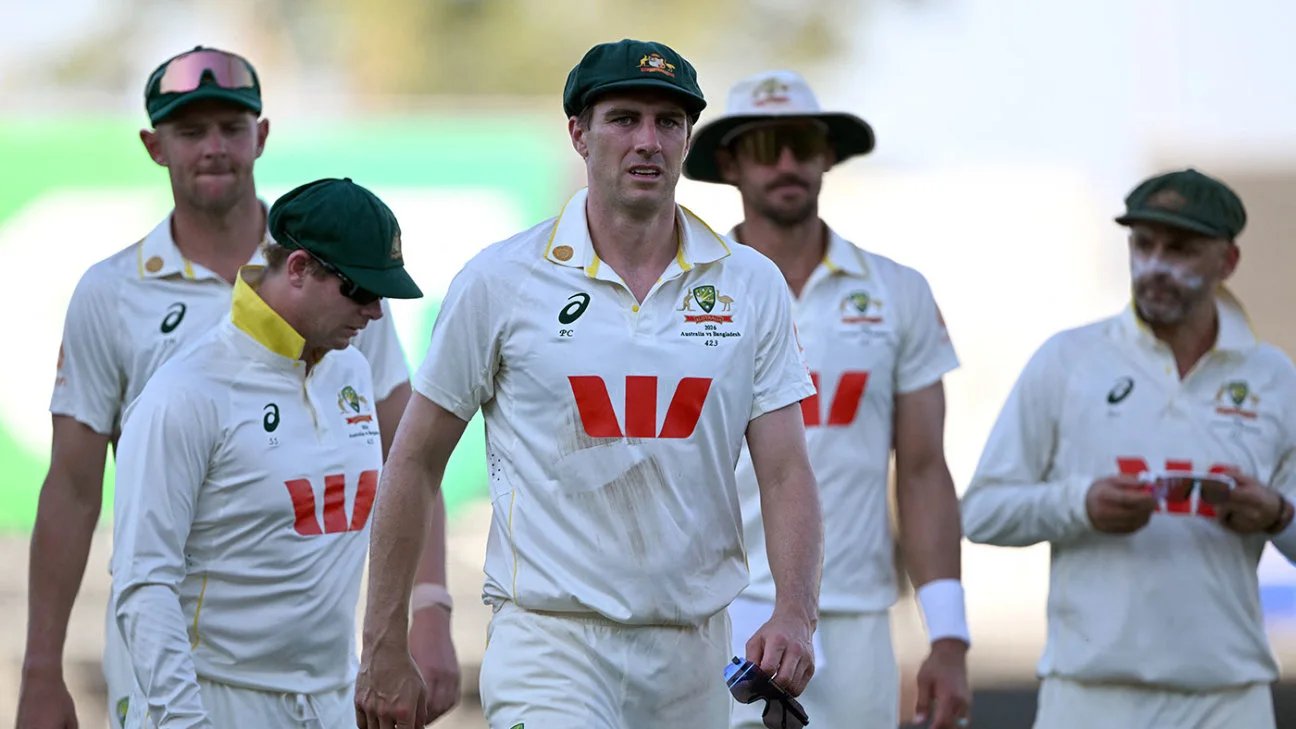 Aus vs Ban 1st Test 2026 – Pat Cummins turns focus on batters and keeps door open for changes