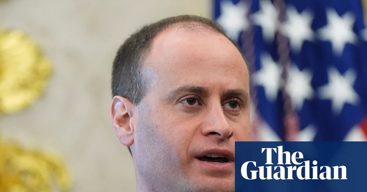 Trump appoints staff secretary Will Scharf as new White House counsel | Donald Trump