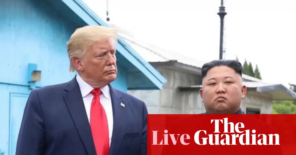 Trump cuts military drills with South Korea citing ‘very good relationship’ with Kim Jong-un – US politics live | Donald Trump