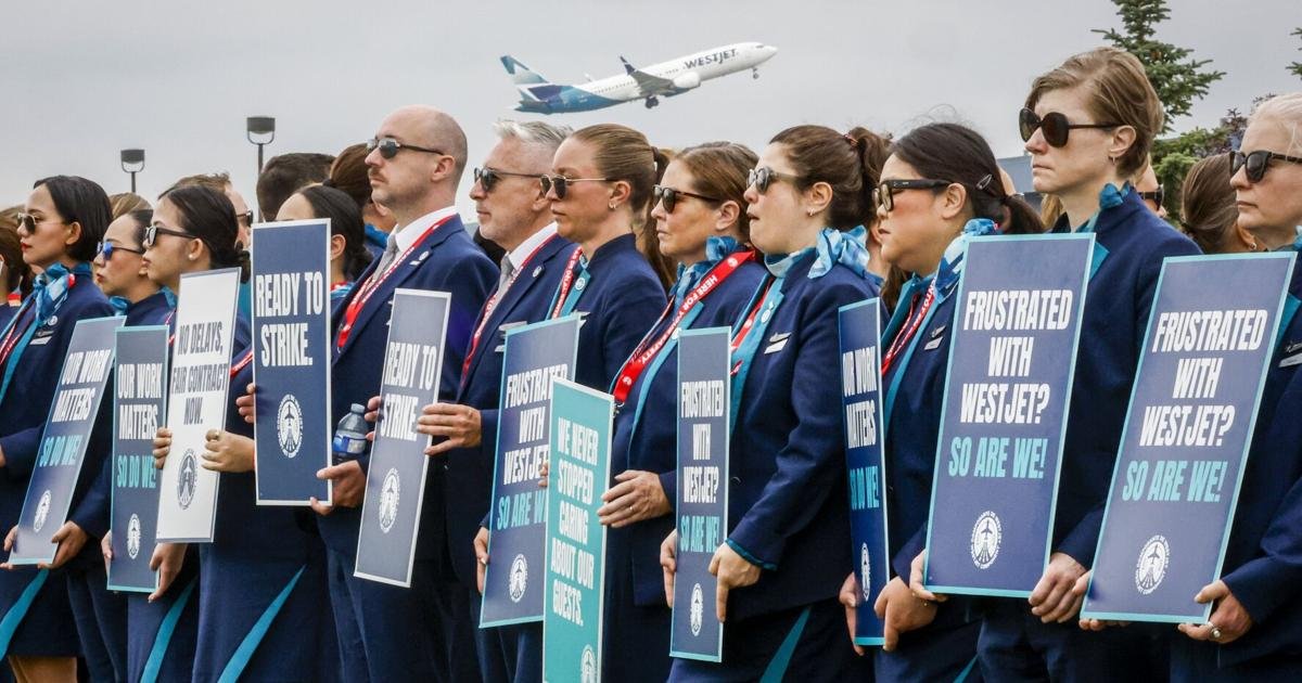 WestJet grounds more planes hours before strike deadline, passengers urged to check for cancelled flights