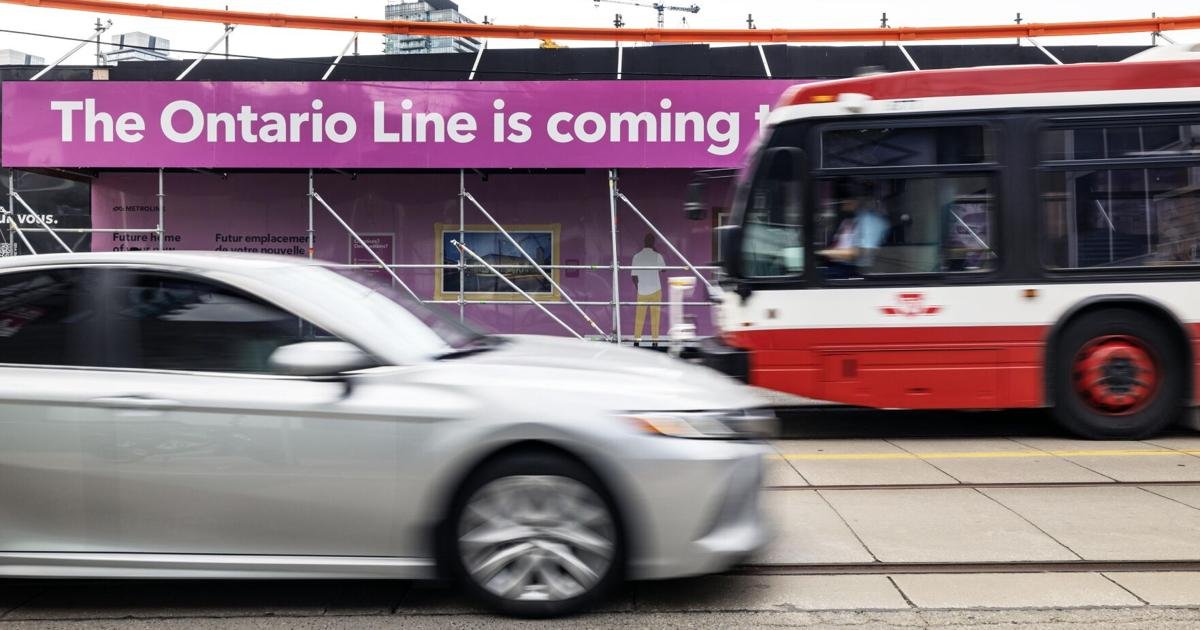 Ontario Line estimated cost has tripled to $34 billion