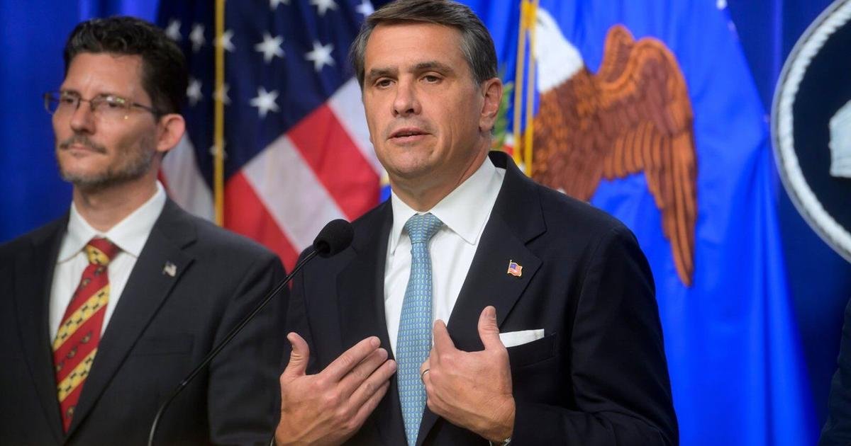 Blanche seeks to rally a depleted Justice Department workforce in first speech as attorney general