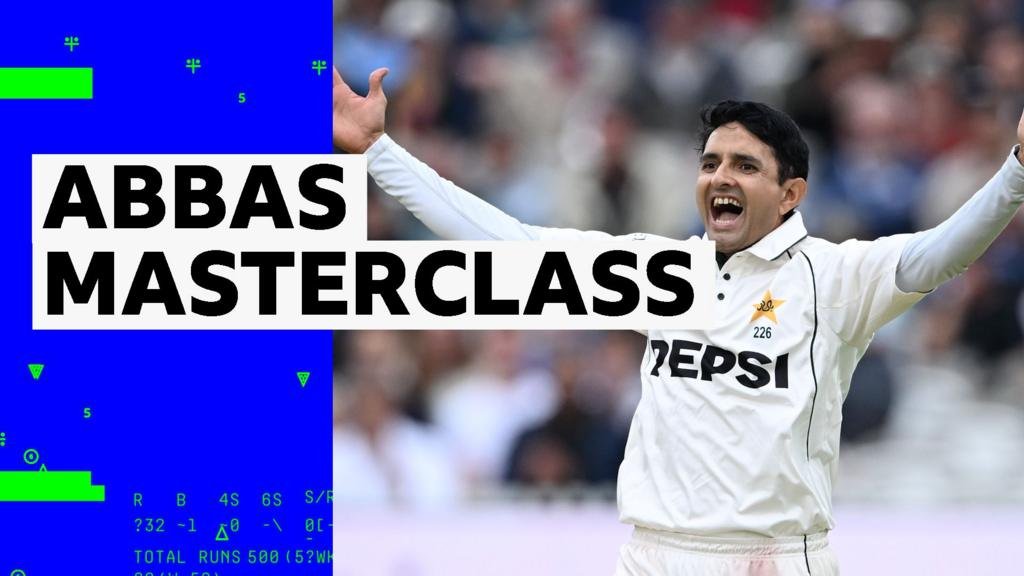 England v Pakistan second Test: Muhammad Abbas takes five-wicket haul in England’s second innings