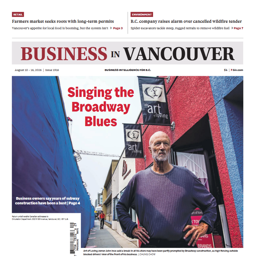 Business in Vancouver — Aug. 10, 2026