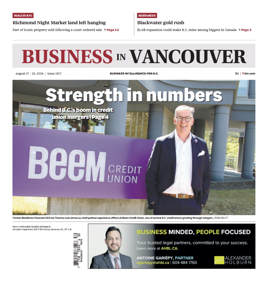 Business in Vancouver — Aug. 17, 2026