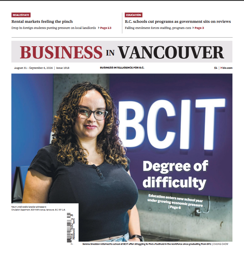 Business in Vancouver — Aug. 31, 2026