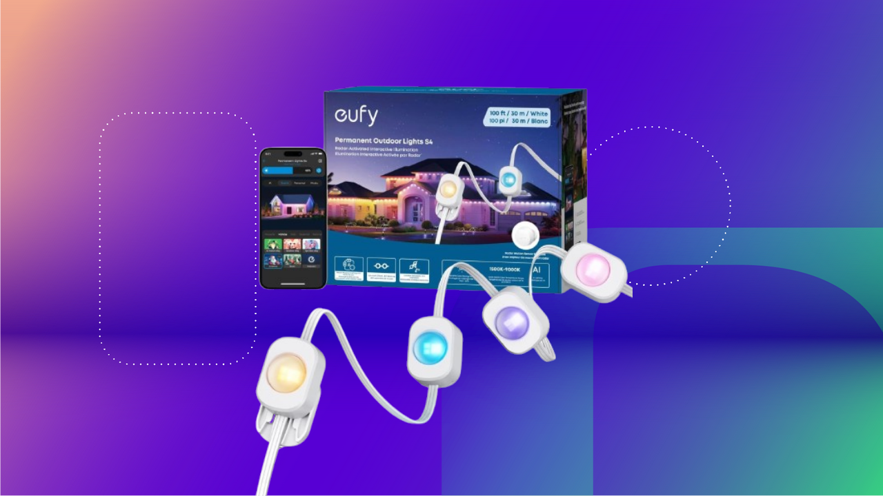 Ditch the Darkness and the Holiday Hassle With $310 Off Eufy’s Permanent Outdoor Lights